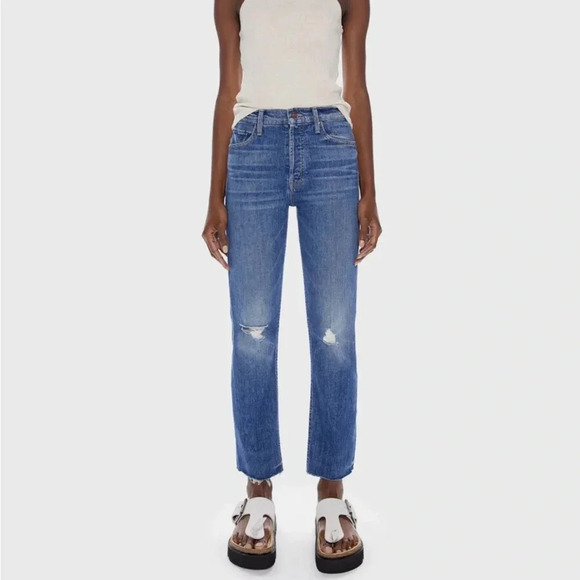 MOTHER Denim - Mother The Tomcat Ankle Fray Jeans in globe trotter 27